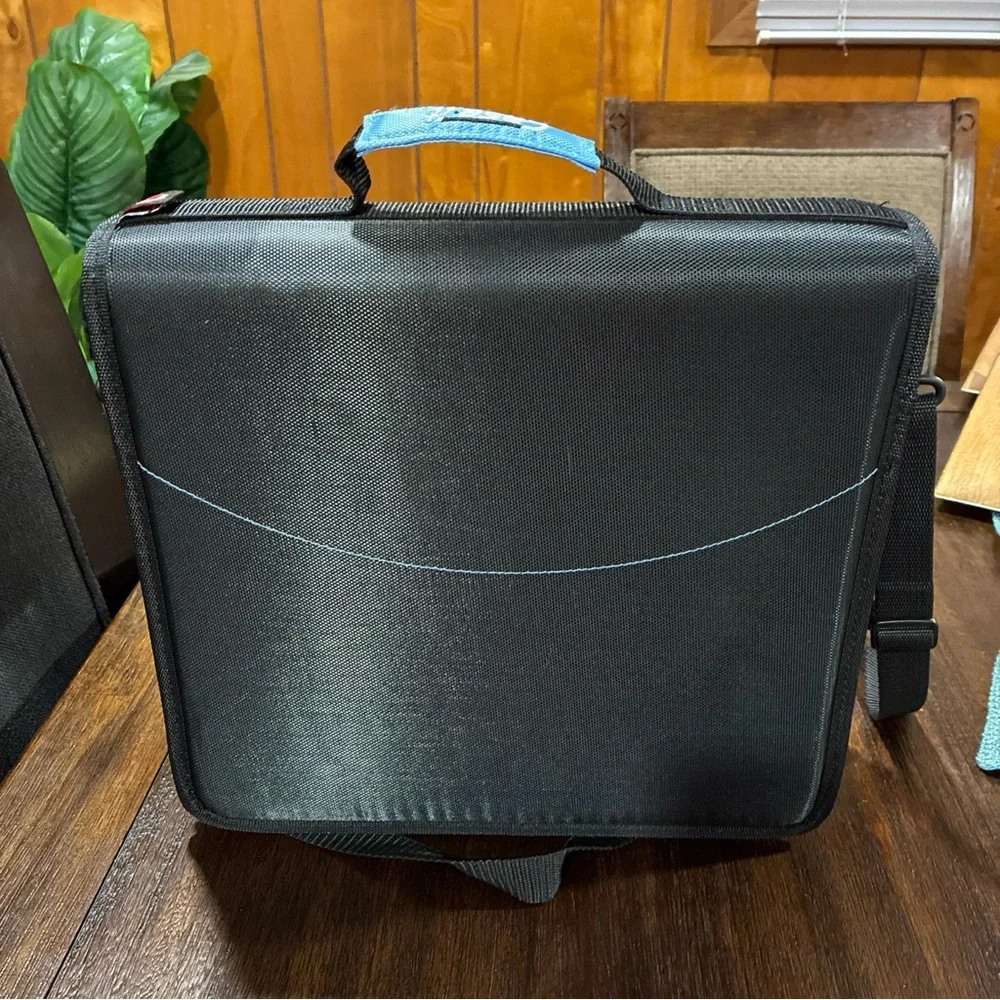Case-it Black and Blue Men's Laptop Bag